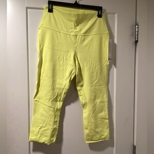 NWT Lululemon Athletica Size 12 Align HR Crop 21”